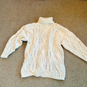 Sweater.  Cable knit